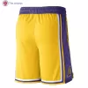 Men's Los Angeles Lakers Yellow Swingman Basketball Shorts - Icon Edition - acejersey