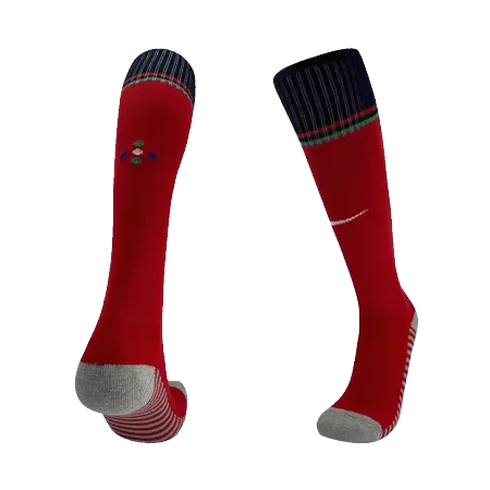 Portugal Home Soccer Socks Euro 2024 For Adults - acejersey
