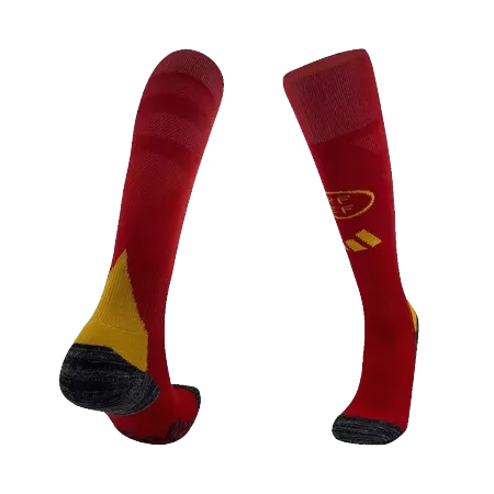 Spain Home Soccer Socks Euro 2024 For Adults - acejersey