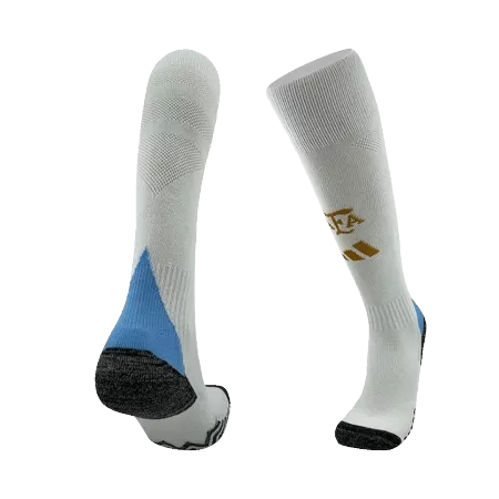 Argentina Home Soccer Socks Copa América 2024 For Adults - acejersey