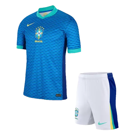 Men's Brazil Away Jersey (Jersey+Shorts) Kit Copa América 2024 - acejersey
