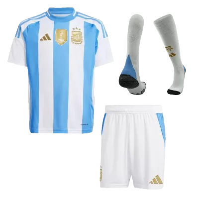 Kid's Argentina Home Jersey Full Kit 2024 - acejersey