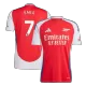Men's Arsenal SAKA #7 Home Soccer Jersey 2024/25 - acejersey