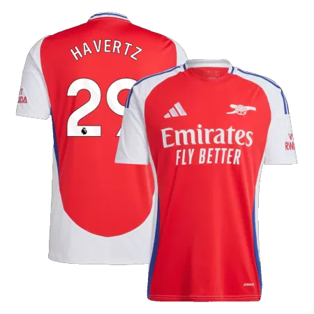 Men's Arsenal HAVERTZ #29 Home Soccer Jersey 2024/25 - acejersey