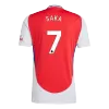 Men's Arsenal SAKA #7 Home Soccer Jersey 2024/25 - acejersey