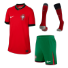 Kid's Portugal Home Jersey Full Kit Euro 2024 - acejersey