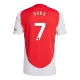 Arsenal SAKA #7 Home Soccer Jersey 2024/25 - Player Version - acejersey