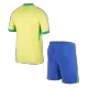Brazil Home Soccer Jersey Kit(Jersey+Shorts) 2024 - acejersey