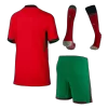 Kid's Portugal Home Jersey Full Kit Euro 2024 - acejersey