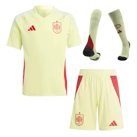 Kid's Spain Away Jersey Full Kit Euro 2024 - acejersey