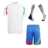 Kid's Italy Away Jersey Full Kit Euro 2024 - acejersey