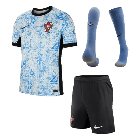 Men's Portugal Away Jersey Full Kit Euro 2024 - acejersey