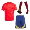 Kid's Spain Home Jersey Full Kit Euro 2024 - acejersey