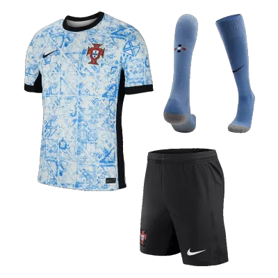 Men's Portugal Away Jersey Full Kit Euro 2024 - acejersey