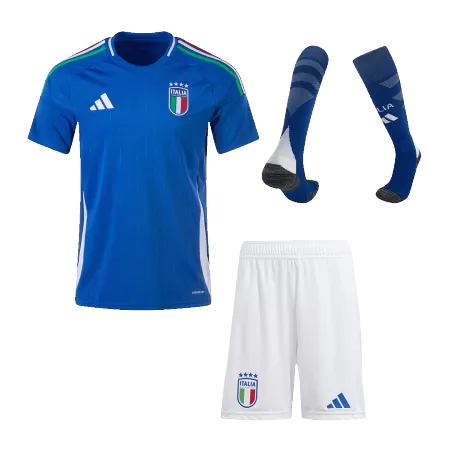 Men's Italy Home Jersey Full Kit Euro 2024 - acejersey