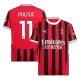 Men's AC Milan PULISIC #11 Home Soccer Jersey 2024/25 - acejersey