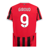 Men's AC Milan GIROUD #9 Home Soccer Jersey 2024/25 - acejersey