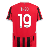 Men's AC Milan THEO #19 Home Soccer Jersey 2024/25 - acejersey