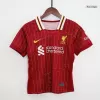 Kid's Liverpool Home Jersey Full Kit 2024/25 - acejersey