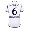 MODRIĆ #6 CHAMPIONS Real Madrid Home Soccer Jersey 2023/24 - acejersey