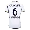 CARVAJAL #6 CHAMPIONS Real Madrid Home Soccer Jersey 2023/24 - acejersey