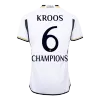 Authentic KROOS #6 CHAMPIONS Real Madrid Home Soccer Jersey 2023/24 - acejersey