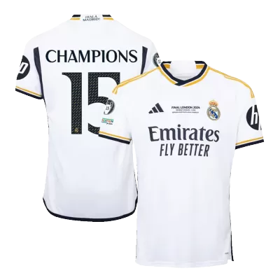 CHAMPIONS #15 Real Madrid Home Soccer Jersey 2023/24 - UCL FINAL - acejersey