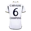 Authentic CARVAJAL #6 CHAMPIONS Real Madrid Home Soccer Jersey 2023/24 - acejersey