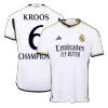 Authentic KROOS #6 CHAMPIONS Real Madrid Home Soccer Jersey 2023/24 - acejersey