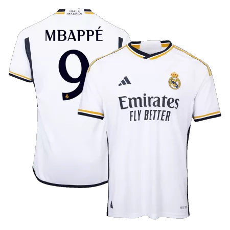 Real Madrid MBAPPÉ #9 Home Soccer Jersey 2023/24 - Player Version - acejersey