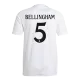 Real Madrid BELLINGHAM #5 Home Soccer Jersey 2024/25 - Player Version - acejersey