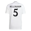 Men's Real Madrid BELLINGHAM #5 Home Soccer Jersey 2024/25 - acejersey