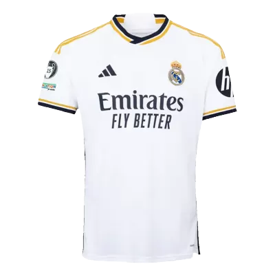 Real Madrid Home Soccer Jersey 2023/24 - UCL Champion 15 - acejersey