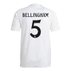 Real Madrid BELLINGHAM #5 Home Soccer Jersey 2024/25 - Player Version - acejersey