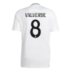 Men's Real Madrid VALVERDE #8 Home Soccer Jersey 2024/25 - acejersey