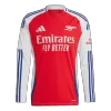 Men's Arsenal Home Long Sleeve Soccer Jersey 2024/25 - acejersey