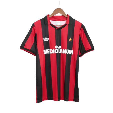 AC Milan Home Retro Soccer Jersey 1990/91 - acejersey