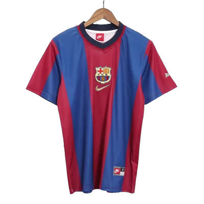 Barcelona Home Retro Soccer Jersey 1998/99 - acejersey