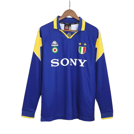 Juventus Away Retro Soccer Jersey Long Sleeve 1995/96 - acejersey