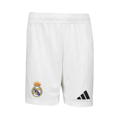 Real Madrid Home Soccer Shorts 2024/25 - acejersey