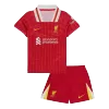 Kid's Liverpool Home Jerseys Kit(Jersey+Shorts) 2024/25 - acejersey