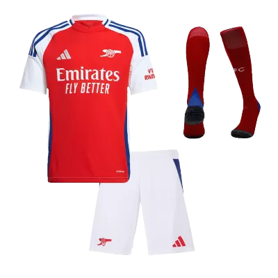 Kid's Arsenal Home Jersey Full Kit 2024/25 - acejersey