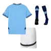 Kid's Manchester City Home Jersey Full Kit 2024/25 - acejersey