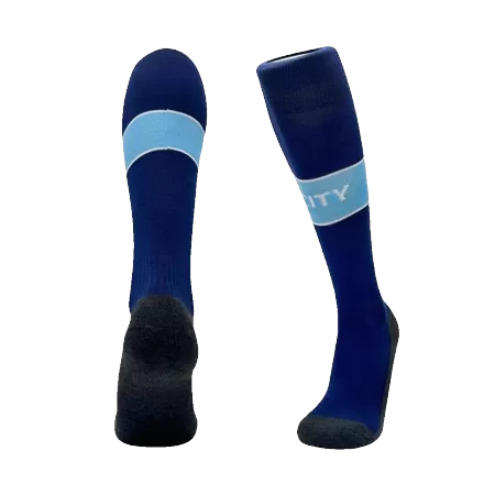 Manchester City Home Soccer Socks 2024/25 For Adults - acejersey