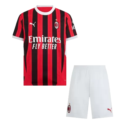 Men's AC Milan Home Jersey (Jersey+Shorts) Kit 2024/25 - acejersey