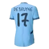 Manchester City DE BRUYNE #17 Home Soccer Jersey 2024/25 UCL - Player Version - acejersey