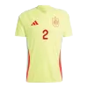 Men's Spain CARVAJAL #2 Away Soccer Jersey Euro 2024 - acejersey