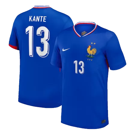 Men's France KANTE #13 Home Soccer Jersey Euro 2024 - acejersey
