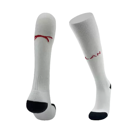 AC Milan Home Soccer Socks 2024/25 For Adults - acejersey