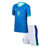 Kid's Brazil Away Jerseys Kit(Jersey+Shorts) Copa América 2024 - acejersey